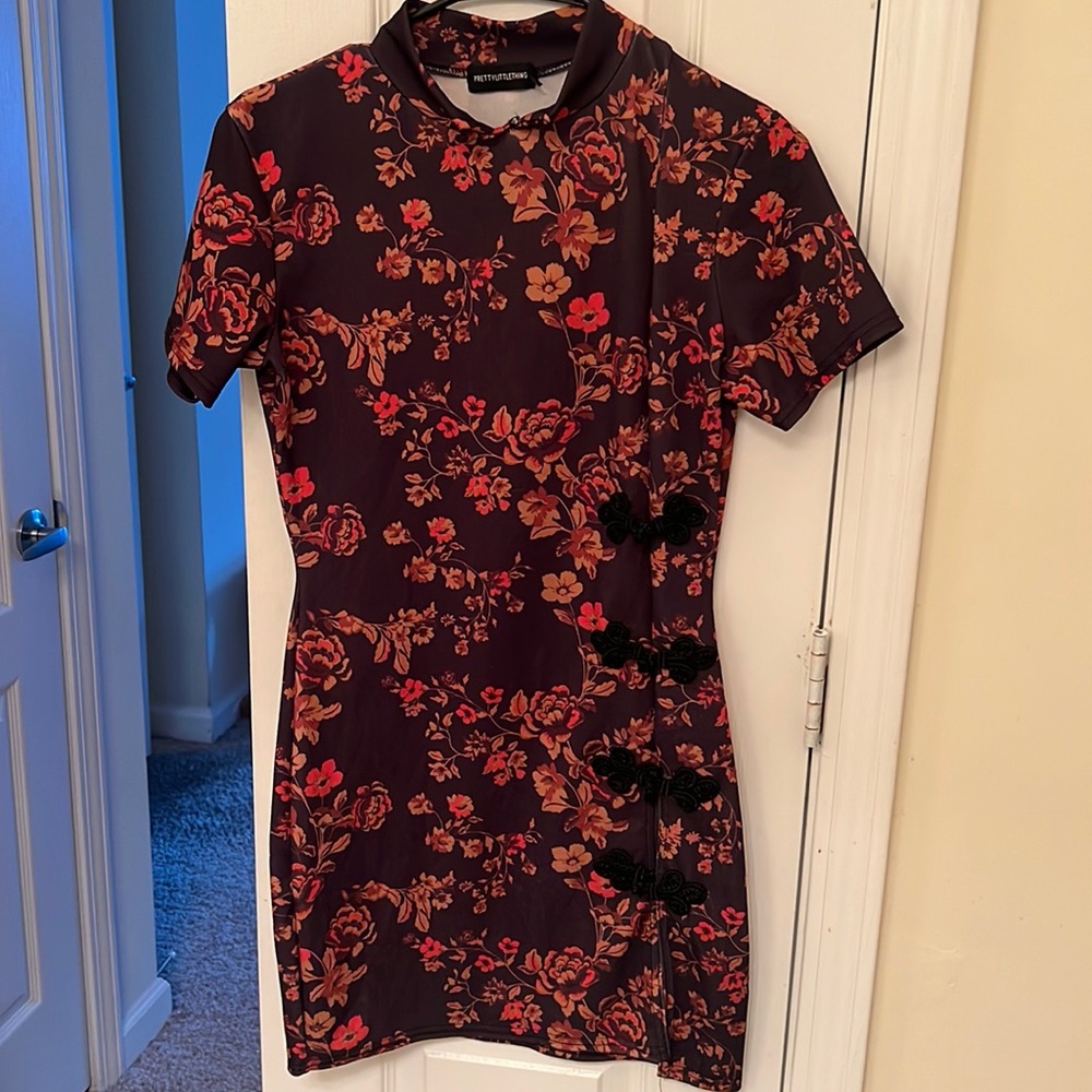 Oriental style minidress